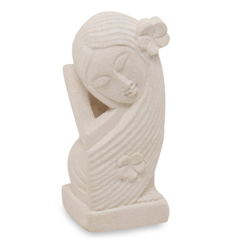 Sculpture trinx femme magnifique et grès