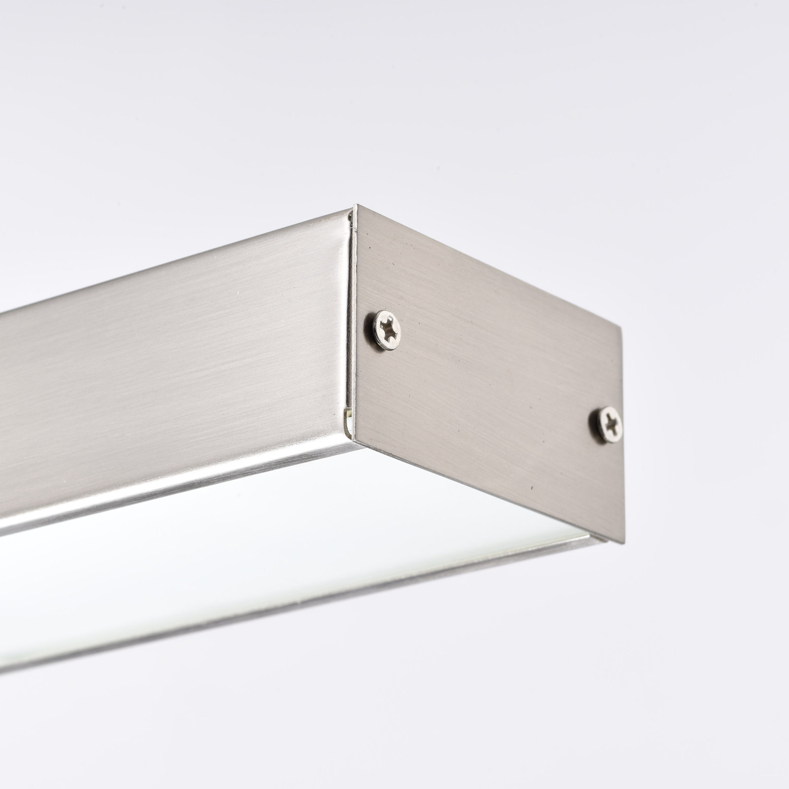 Saedi 3 - Light Kitchen Island Rectangle LED Pendant, Brushed Nickel