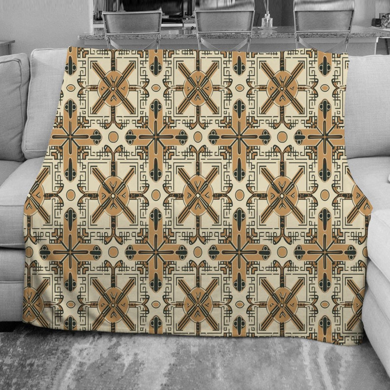 Jeté en mosaïque médiévale, Simple