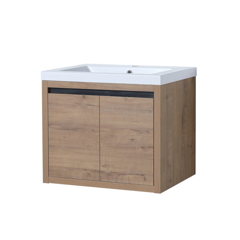 Bathroom Cabinet With Sink, Imitative Oak