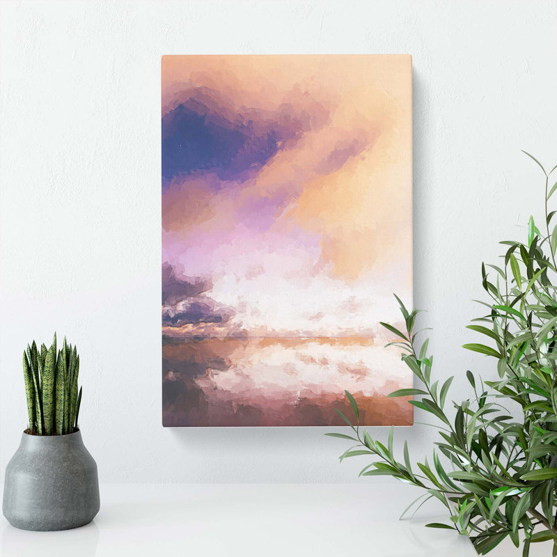 Clouds Above in Abstract - Wrapped Canvas, 91cm H x 60cm W x 3cm D