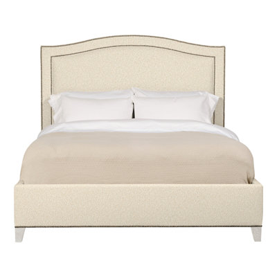 Caroline/Casey Queen Upholstered Low Profile Panel Bed