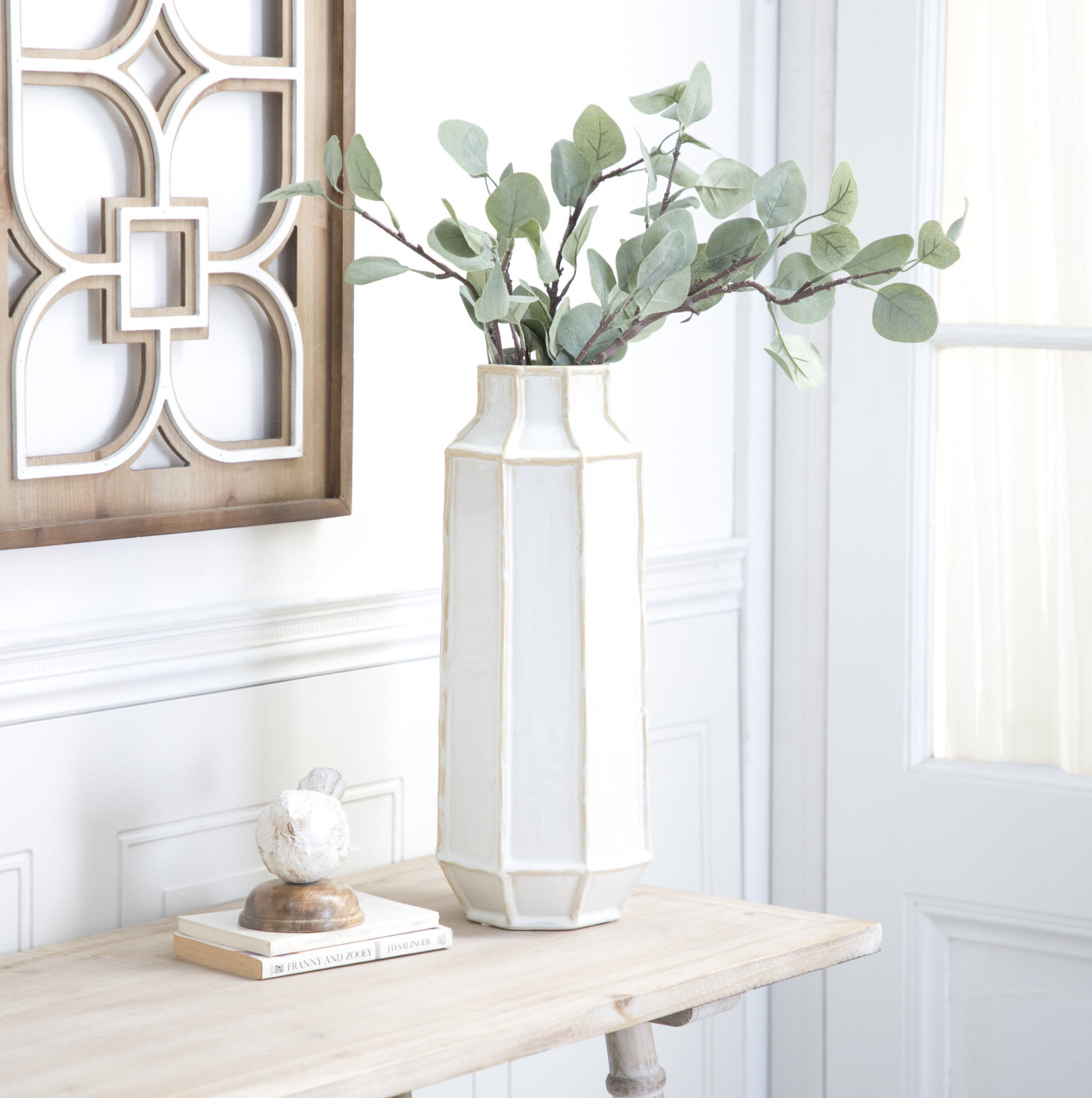 Allonia Table Vase, 16.7" H x 6.55" W x 6.6" D