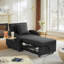 Canapé-lit, fauteuil convertible avec dossier réglable, table pliable et port USB, type C, fauteuil inclinable réglable-912863053