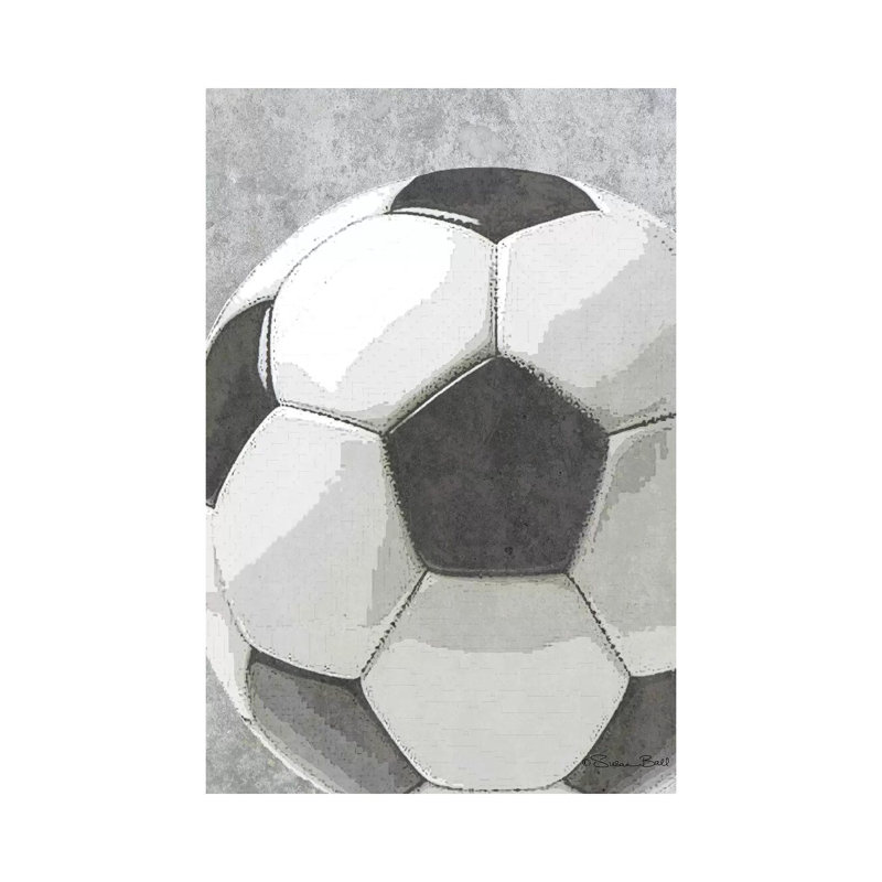 Sports Ball - Soccer by Susan Ball - Wrapped Canvas Print, 66.04 cm H x 45.72 cm W x 1.91 cm D