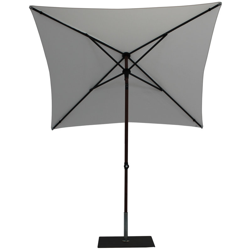Aolaith 200cm Market Parasol, Grey