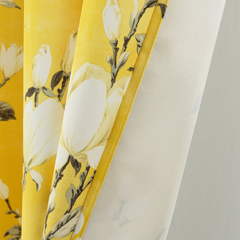 Panneau à œillets 84 po Blossom, Jaune, 84"