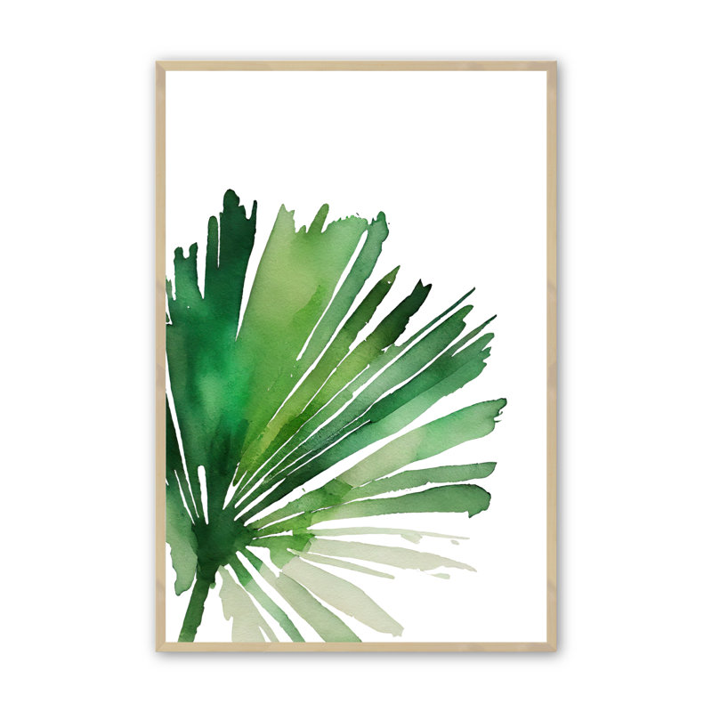 Tropical Sonata, impression sur papier encadrée, Érable brut, H 21,5 po x l 17,5 po x P 1 po