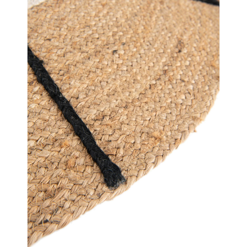 Tapis en jute / sisal tressé à la main Kids, Rond 4 pi 1 po