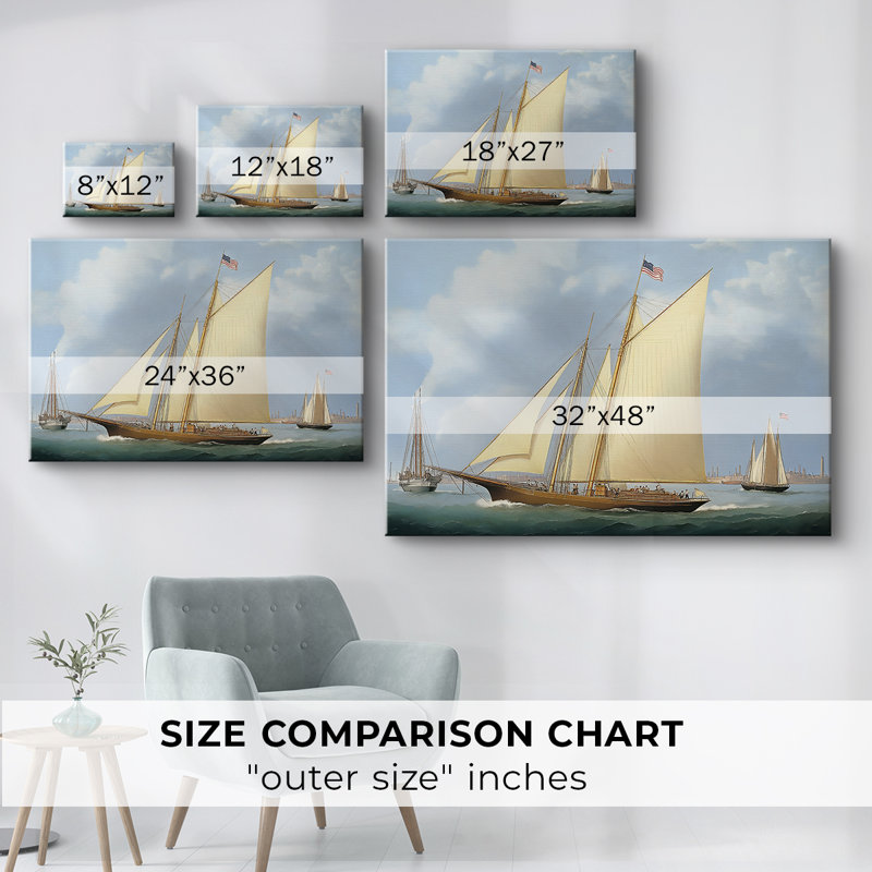 Série Nautical-Cxxiv -Galerie en toile Cavas, 12 x 18