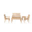 48'' Rectangular 4 - Person Outdoor Dining Set