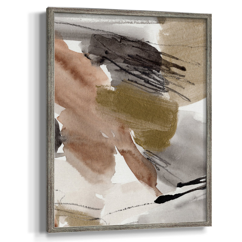 Or antique II, reproduction encadrée - bois massif, H 30 po x l 24 po