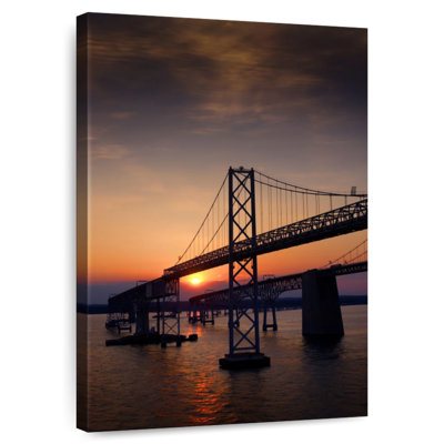 Lilie Chesapeake Bay Bridge Dusk