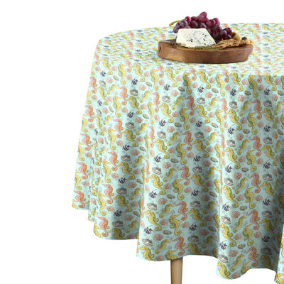 Yanilsi Geometric Round Tablecloth