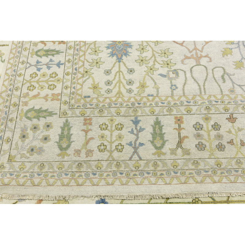 Tapis Oushak Chobi Mute, Rectangle 11 pi 11 po x 14 pi 9 po 