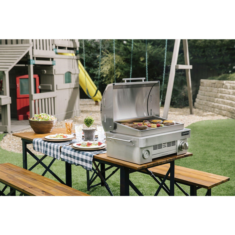 Coyote Outdoor Living Single Burner Portable Liquid Propane Gas Grill