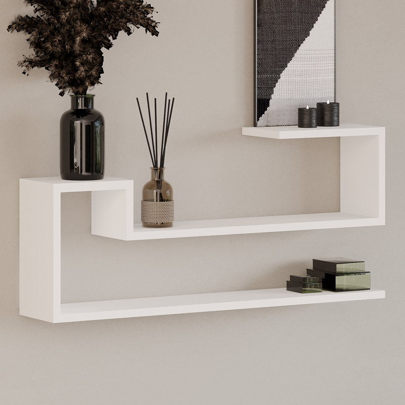 Floating Shelf, White