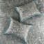 Ensemble d'édredon 12 pièces avec draps en coton bleu sarcelle