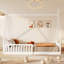 Lit simple en bois avec clôture-1505393221
