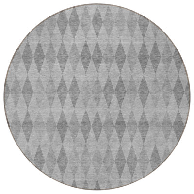 Tapis d'intérieur rond 8 po