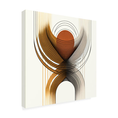 "Abstract Mid Century Abstract", peinture sur toile