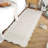 2x6 FT Area Rug, Modern Striped Border Accent Rug, Machine Washable Low Pile Non-Slip Indoor Carpet for Entryway, Bedside, Dorm, Living Room, Beige-390096827-390096806