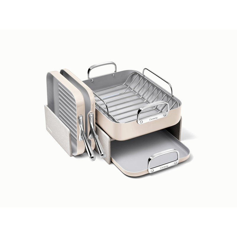 Caraway 5Pc Square Cookware Set, Cream