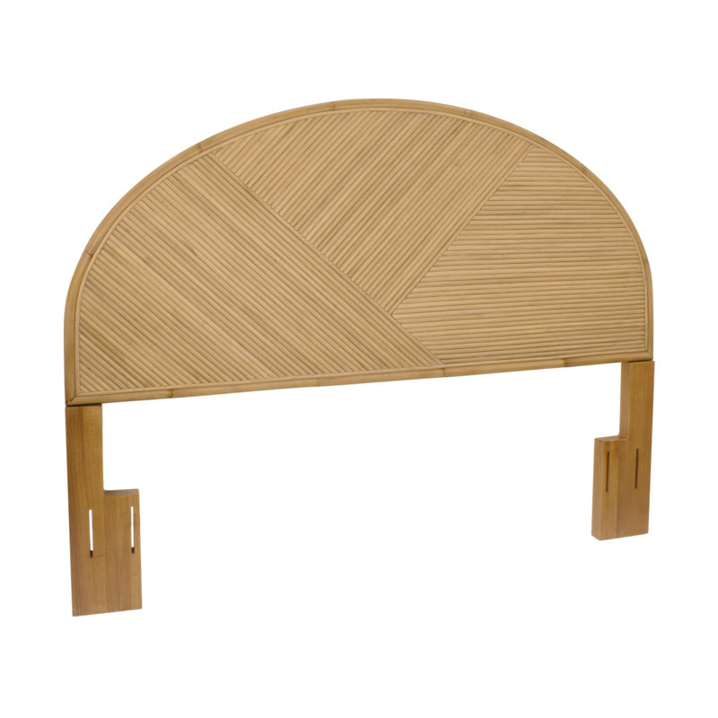 Rattan Ribbed Headboard, Full / Queen