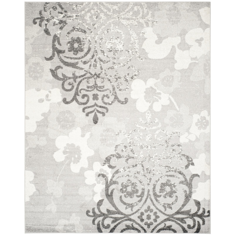 Davonn Performance Floral Rug, Rectangle 3' x 5'