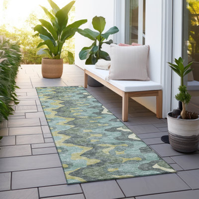 Chico Washable Abstract Indoor / Outdoor Rug