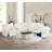 3-Pieces 210" Breathing Leather Power Reclining Theater Sectional With LED Lighting-1139162400