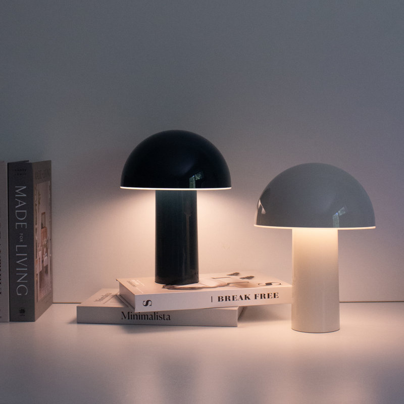 Lampe de table DEL sarcelle portative 10 po Celia, Sarcelle