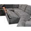 Canapé modulaire rembourré en U de 149 po Modern Modern-106027095