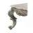 Coffee Table, Natural Marble Top & Antique Bronze Finish W/Marble Top