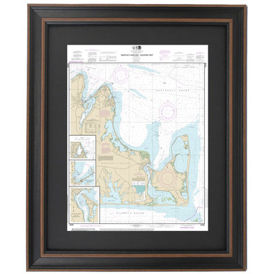 Martha's Vineyard (Eastern Part) | Nautical Chart | Framed Print