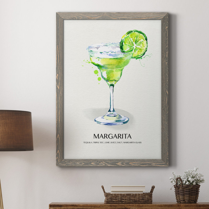 Margarita - cadre photo, impression sur toile, Gris, H 20 po x l 17 po x P 1 po