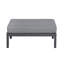 Deko Living 4 Place Seating  Grey Compressed Foam Sectional Sofa and Ottoman Set-116417257