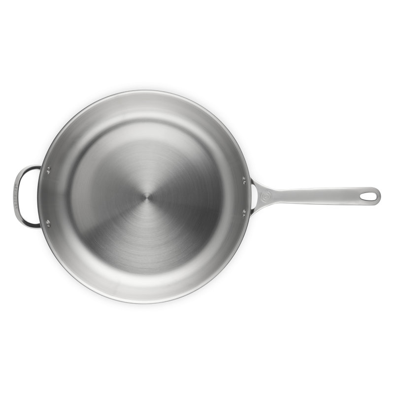 Le Creuset Stainless Steel Deep Fry Pan, 12.5" Diameter