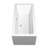 Melody 60'' x 30'' Soaking Acrylic Bathtub-40042737