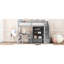 Lit mezzanine double avec bureau en L, tiroirs, armoire et escalier de rangement gris-1353927499