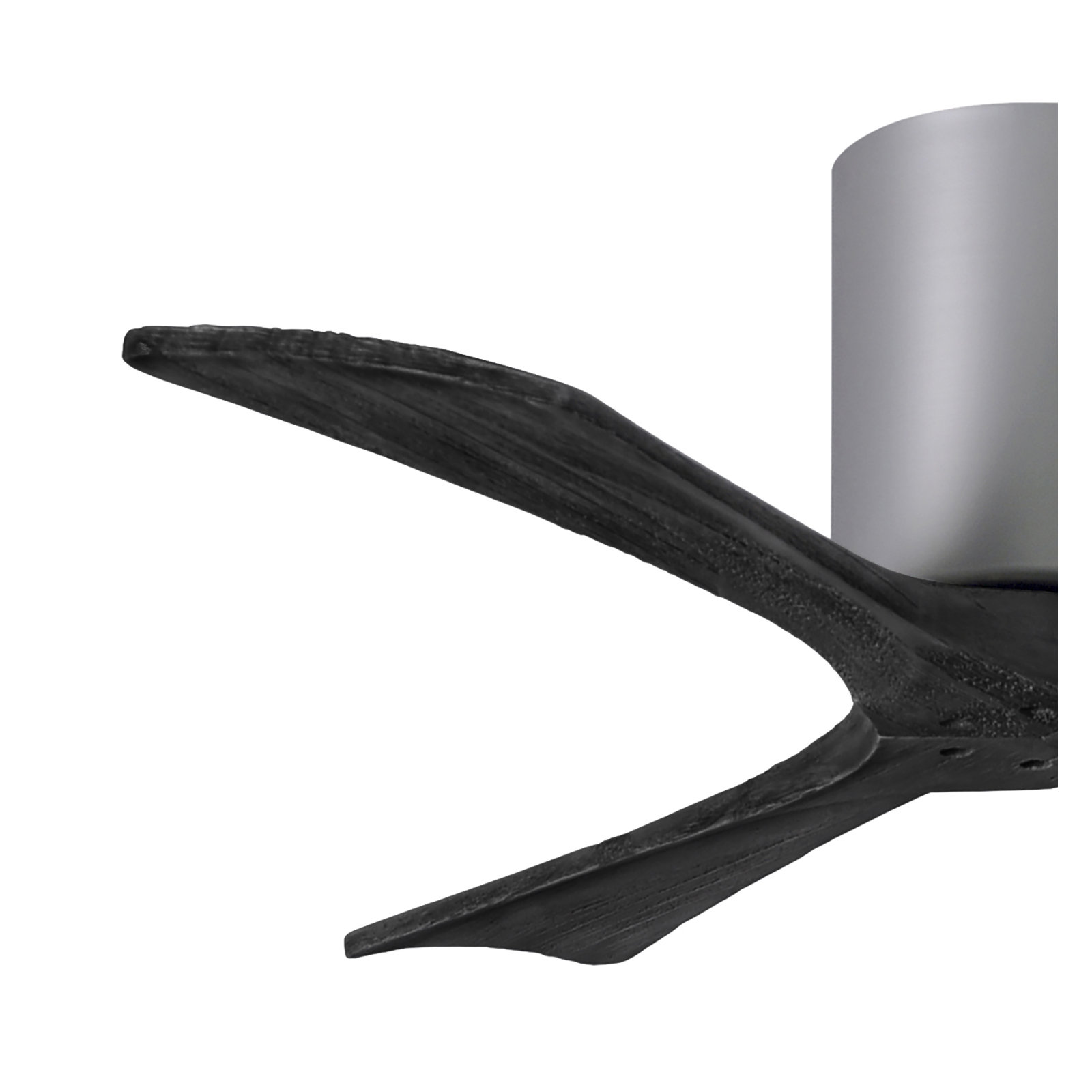 Olivier 3 Blade Ceiling Fan, Brushed Nickel, Matte Black, 42"