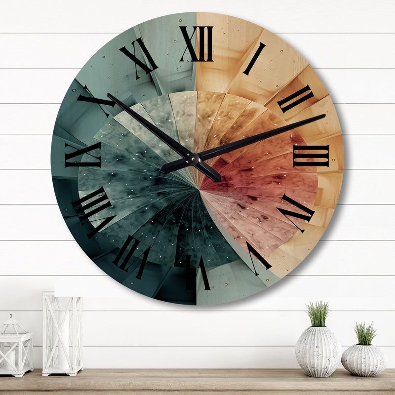 Horloge murale Contemplating Divinity Circular Harmony II, Grand