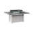 Hammered Top Stainless with Seashell Base selected
