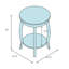 Side Table with Storage-1631854741