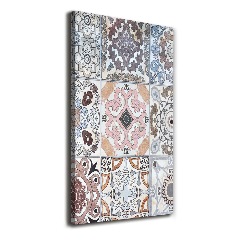 Ceramic Tiles - Wrapped Canvas Print