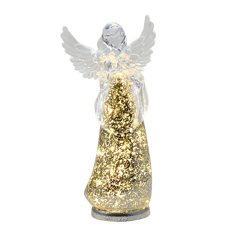 The Holiday Aisle® Christmas Angel Ornament With Built-in Long String ...