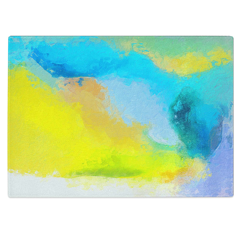 Tempered Glass Daydream Chopping Board, 28.5 cm W x 20 cm L
