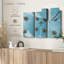 "Air plane au-dessus de palmiers" sur toile-98977961