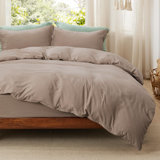 Bedsure Soft Prewashed Duvet Cover With Zipper Closure