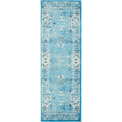 Tapis bleu Yareli
